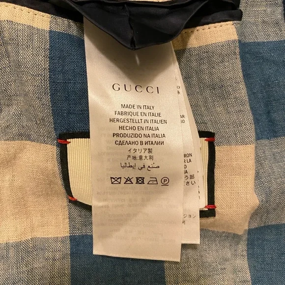Gucci Angry Cat Embroidered Denim Jacket Size 44 XS